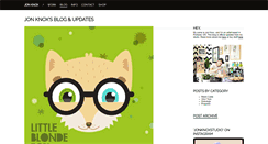 Desktop Screenshot of blog.jonknoxstudio.com